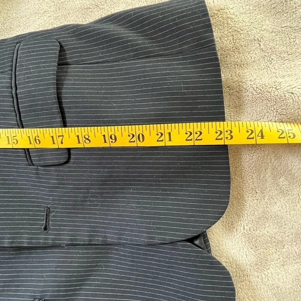 Lauren Ralph Lauren Navy Blue Pinstriped Suit Jacket Blazer Boys Size 10R